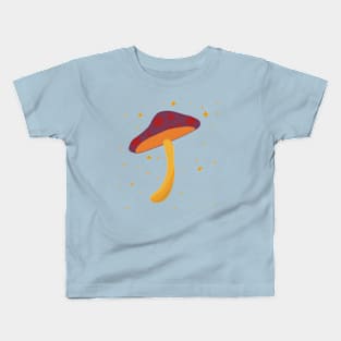 Psychedelic mushroom with transparent background Kids T-Shirt